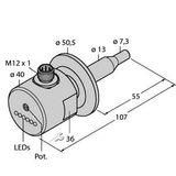 Flow Monitoring Immersion Sensor with Integrated Processor   FCS-50A4-AP8X-H1141/D014