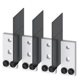 Front bus connectors extended 4 units for 3VA55/65