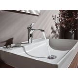Vivenis 110 sink mixer, with pop-up, chrome