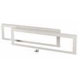 XLSPL2SO8 Plinth, side panels for HxD 200 x 600mm, grey, with cable duct cutout