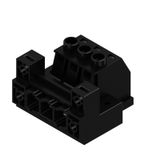 PCB plug-in connector, male plug, 10.16 mm, Number of poles: 3, 180°, Clamping yoke connection, Clamping range, max. : 16 mm², Box