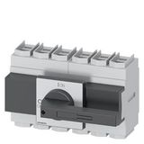 SENTRON, 3LD switch disconnector, main control switch, 4-pole, Iu: 63 A