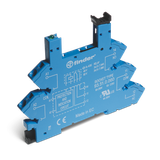 Blue terminal connection foot 48+60VDC for 35mm rail, 34.51/81 (93.51.7.060)