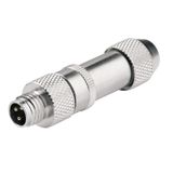 Field attachable connector, M8