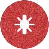 X-LOCK Fibre Disc, 115mm, G50, star hole, R780 Best for Metal + Inox