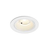 NUMINOS© S recessed ceiling light 4000K 40ø IP20 round wh