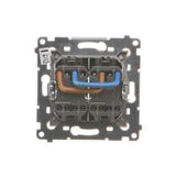 Single switch, 10AX, black matt