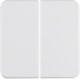 Rocker 2-way, IP44 flush mount, polar white