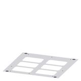 Roof plate for module inserts IP30, D: 600mm W: 600mm
