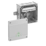 Junction box, Type of protection IP66, max. 6², Impact strength IK07, Protection class II, Ui 690V AC, Ui 690V DC, DLG, VDE, Halogen free