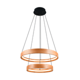 Lynwood LED pendant 60 cm wood