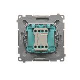 Touch panel 2 modules, Modul 1: 2 vertical touch fields, Module 2: 2 vertical touch fields, Fixing: horizontal, White pearl