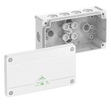 Junction box, Type of protection IP66, max. 2,5², Impact strength IK07, Protection class II, Ui 1000V AC, Ui 1000V DC, DLG, VDE, Halogen free