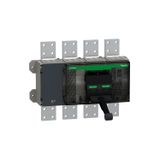 Switch disconnector basic frame, ComPacT NS2500 type NA, 4P, fixed, manually operated, 2500A