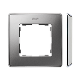Single frame, cold aluminum, chrome base