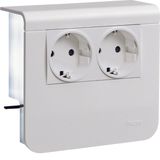 acc.box SL20055 2 x gang purewhite