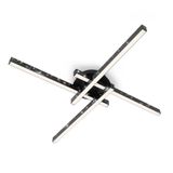 LED wall- and ceiling light, black, LED/21W