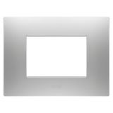 EGO PLATE - IN PAINTED TECHNOPOLYMER - 3 MODULES - MAGNETIC GRAY - CHORUSMART