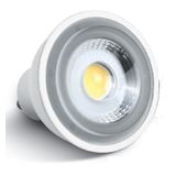 WHITE COB 6W WW GU10 60deg 230V