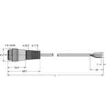 Bus Cable for CAN (DeviceNet, CANopen) TPU Cable Jacket   RSM 5723-10M