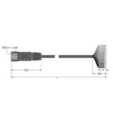 Supply Cable for Multiple Passive Junction Box, TPU Connection Cable   CKM19-19-50/TXL