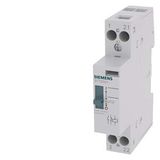 INSTA contactor 0/1-automatic with 1 NO contact and 1 NC contact Contact for 230 V