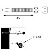UP-z clamping strap holder fi 18
