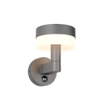Mackenzie LED wall lamp anthracite/white motion sensor