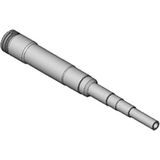 Fluke Extended LC bulkhead video probe tip (approximately 100mm/3.937 inches)
