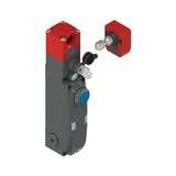 NG series safety switch with lock and integrated control devices, with actuator