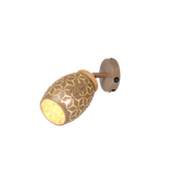 Bidar spotlight 1-pc E14 coffee brown