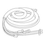 ESAB 15m, 10-pole liquid cooled, intermediate cable
