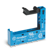 PCB socket blue for 35mm.rail, 34.51/81 (93.11)