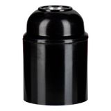 Lampholder E27 Bakelite Plain Black