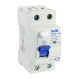 40A, 30mA, 2-pole differential circuit breaker, AC type RCD/40A/2P