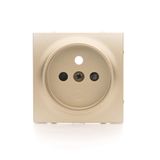 Double two-way switch, 10AX, matt aluminum