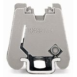 Screwless end stop 6 mm wide for WMB markers gray