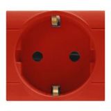 GERMAN UNSHUTTERED 2P+E 16A RED