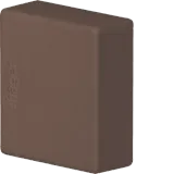 10x Cutting Cover for LF Trunking 15x15mm Brown