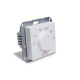 Electric room temperature for switchrange (55x55 mm) RAL9010