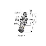 Inductive Sensor With Increased Switching Distance   BI2-M08-AN6X-H1341