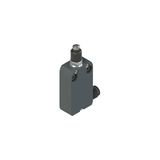 Modular prewired switch wtih plunger with external rubber gasket