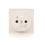 Double two-way switch, 10AX, white matt
