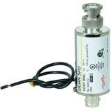 Surge arrester with BNC connection, socket and connector