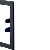 Wall cover plate for BR 68x170mm lid 80mm of sheet steel in graphite b