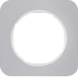 Frame 1gang, R.1, al./p. white