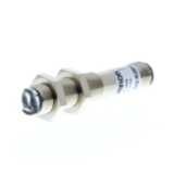 Photoelectric sensor, M12 brass housing, retro-reflective, 2 m teachab