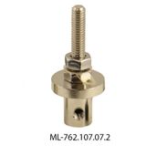 Metal power holder for ZX profile, 1 pc