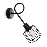 WALL LAMP BELUCI 1S BLACK E14 1X40 IP20