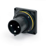 FLUSH MOUNTING APP. INLET 60A 2P 3W 4h